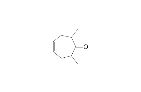 8-OXABICYCLO[3.2.1]OCT-6-EN-3-ONE, 2,4-DIMETHYL-