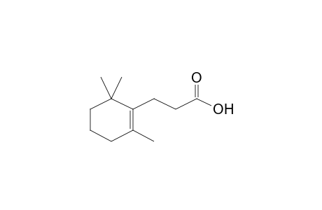 1-Cyclohexene-1-propanoic acid, 2,6,6-trimethyl-