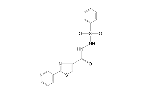 1-(phenylsulfonyl)-2-{[2-(3-pyridyl)-4-thiazolyl]carbonyl}hydrazine