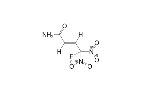 (E)-4-FLUORO-4,4-DINITRO-2-BUTENOIC ACID AMIDE