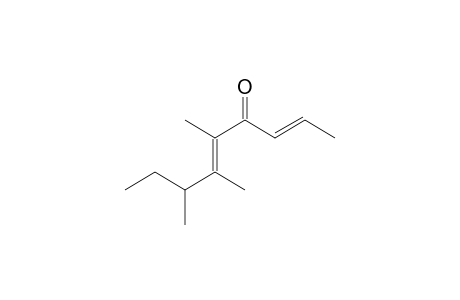 (2E,5E)-5,6,7-trimethylnona-2,5-dien-4-one