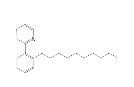 2-(2-n-Decylphenyl)-5-methylpyridine