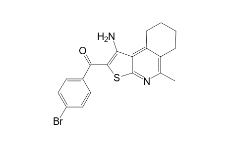 (1-amino-5-methyl-6,7,8,9-tetrahydrothieno[2,3-c]isoquinolin-2-yl)-(4-bromophenyl)methanone