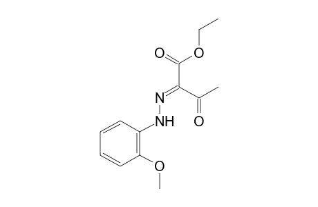 2,3-dioxobutyric acid, ethyl ester, 2-(o-methoxyphenyl)hydrazone