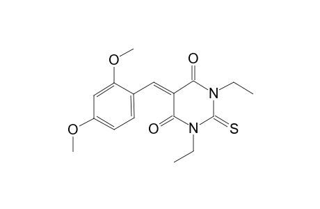 5-(2,4-dimethoxybenzylidene)-1,3-diethyl-2-thioxo-hexahydropyrimidine-4,6-quinone