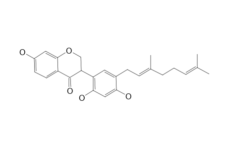 PROSTRATOL-A;5'-GERANYL-7,2',4'-TRIHYDROXY-ISOFLAVANONE