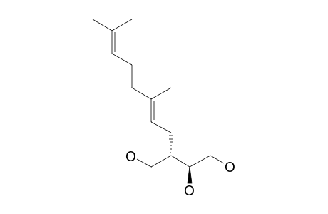 (2S*,3S*)-3-[(2E)-3,7-Dimethyl-2,6-octadienyl]-1,2,4-butanetriol