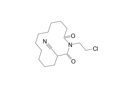 1-(2-CHLOROETHYL)-2,14-DIOXO-1-AZACYCLOTETRADECANE-3-CARBONITRILE