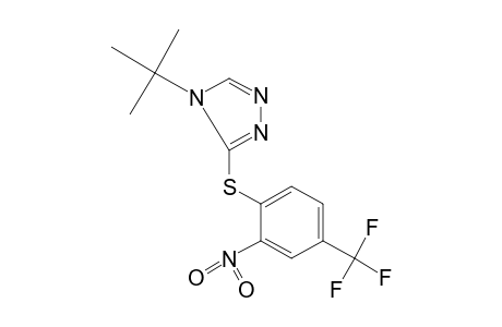 4-tert-butyl-3-[(2-nitro-alpha,alpha,alpha-trifluoro-p-tolyl)thio]-4H-1,2,4-triazole