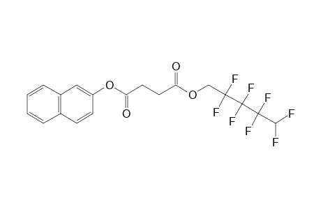 Succinic acid, 2,2,3,3,4,4,5,5-octafluoropentyl 2-naphthyl ester