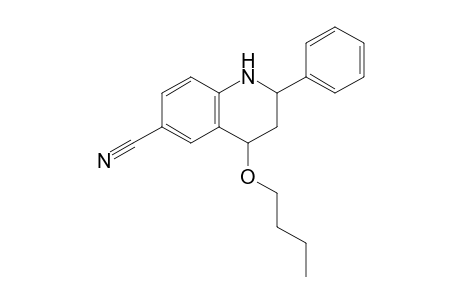 4-Butoxy-1,2,3,4-tetrahydro-2-phenyl-6-quinolinecarbonitrile