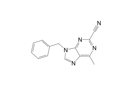 6-Methyl-9-(phenylmethyl)-2-purinecarbonitrile