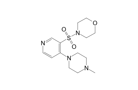 4-{[4-(4-methyl-1-piperazinyl)-3-pyridyl]sulfonyl]morpholine