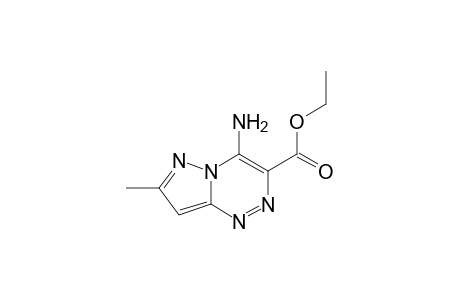 Pyrazolo[5,1-c][1,2,4]triazine-3-carboxylic acid, 4-amino-7-methyl-,ethyl ester