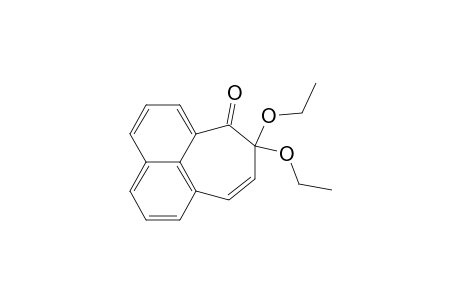 Cyclohepta[de]naphthalen-7(8H)-one, 8,8-diethoxy-