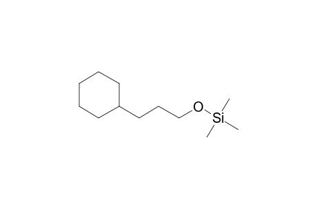 3-Cyclohexylpropan-1-ol, tms