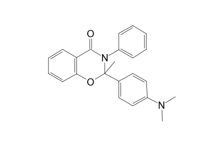 2-[4-(dimethylamino)phenyl]-2-methyl-3-phenyl-2,3-dihydro-4H-1,3-benzoxazin-4-one