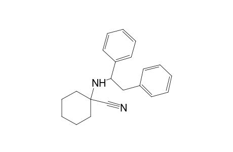 1-[(1,2-diphenylethyl)amino]cyclohexanecarbonitrile