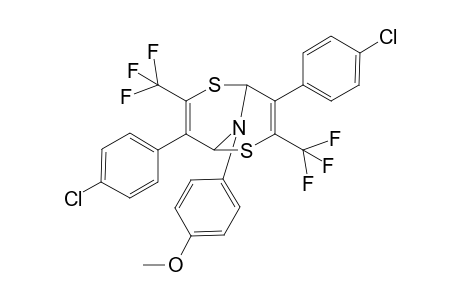 N-(4-Methoxyphenyl)-3,7-di(4-chlorophenyl)-4,8-di(trifluoromethyl)-2,6-Imino-2H,6H-1,5-dithiocine