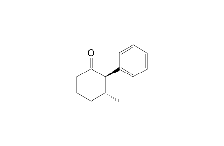 trans-3-Methyl-2-phenylcyclohexan-1-one