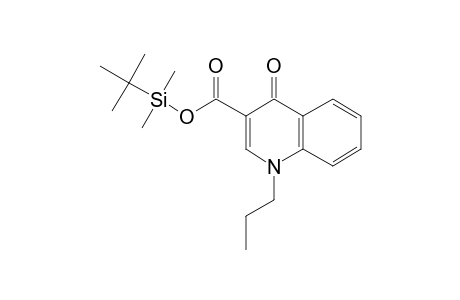 4-oxo-1-Propyl-1,4-dihydro-3-quinolinecarboxylic acid, tert-butyldimethylsilyl ester