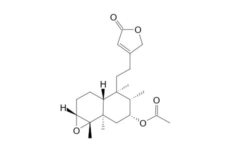 [(1aR,3aR,4R,5S,6R,7aR,7bS)-4,5,7a,7b-tetramethyl-4-[2-(5-oxo-2H-furan-3-yl)ethyl]-2,3,3a,5,6,7-hexahydro-1aH-naphtho[1,2-b]oxiren-6-yl] acetate