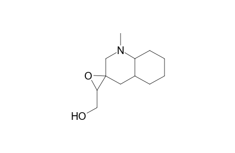 Spiro[2-aza-2-methylbicyclo[4.4.0)decane,-4,2'-3'-hydroxymethyl-oxirane]