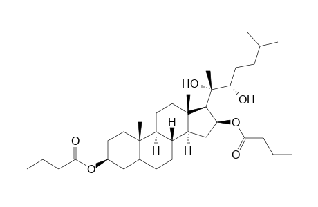 (20R,22R)-3.beta.,16.beta.-Dibutyryloxycholestane-20,22-diol