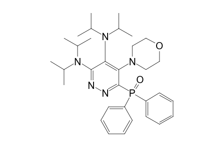 6-(Diphenylphosphoryl)-3,4-bis(diisopropylamino)-5-morpholinopyridazine