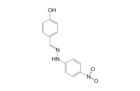p-hydroxybenzaldehyde, (p-nitrophenyl)hydrazone