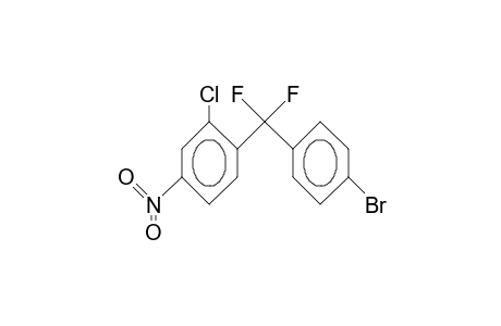 3-Chloro-4-(A,A-difluoro-4-bromo-benzyl)-nitrobenzene