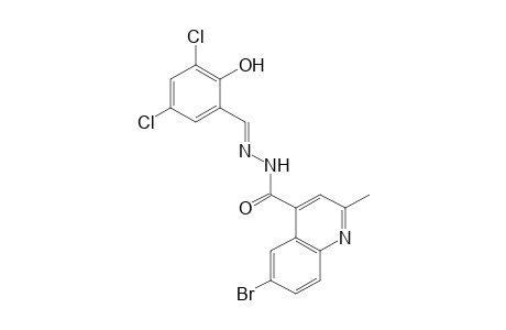 6-bromo-2-methylcinchoninic acid, (3,5-dichlorosalicylidene)hydrazide