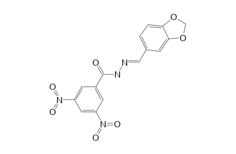 3,5-Dinitro-benzoic acid benzo[1,3]dioxol-5-ylmethylene-hydrazide