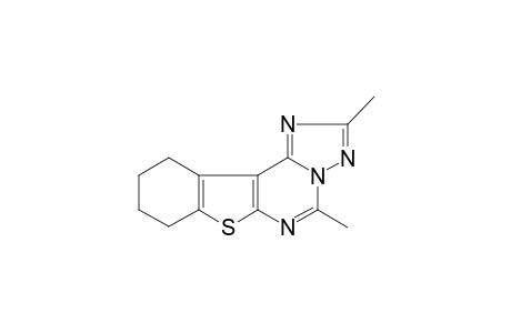 2,5-Dimethyl-8,9,10,11-tetrahydro[1]benzothieno[3,2-e][1,2,4]triazolo[1,5-c]pyrimidine