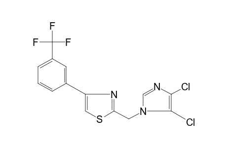 2-[(4,5-DICHLOROIMIDAZOL-1-YL)METHYL]-4-(alpha,alpha,alpha-TRIFLUORO-m-TOLYL)THIAZOLE