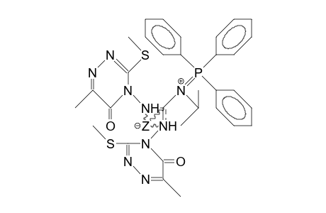 (N-Isopropyl-triphe-phosphoranylidenamino)-N,N'-bis(6-me-3-mes-5-oxo-4,5-dihydro-1,2,4-triazin-4-yl)carbodiimide betaine