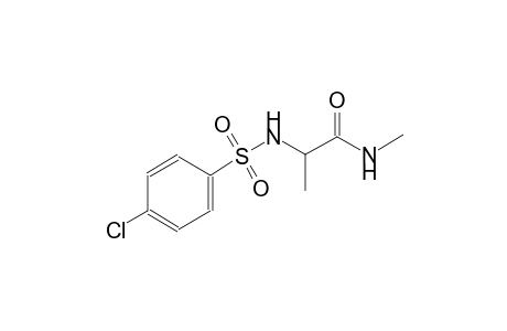 Propanamide, 2-(4-chlorophenylsulfonylamino)-N-methyl-