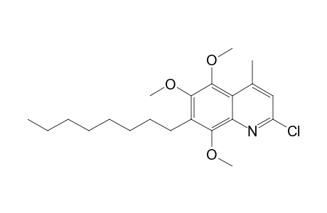 2-Chloro-5,6,8-trimethoxy-7-octyl-4-methylquinoline