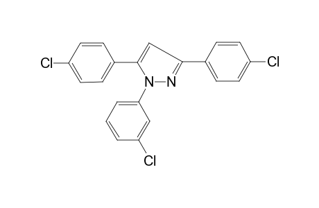 1-(3-chlorophenyl)-3,5-bis(4-chlorophenyl)-1H-pyrazole