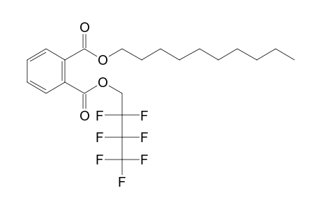 Phthalic acid, decyl 2,2,3,3,4,4,4-heptafluorobutyl ester