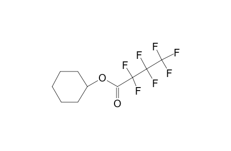 Heptafluorobutyric acid, cyclohexyl ester