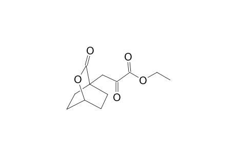 3-(3-Oxo-2-oxa-bicyclo(2.2.2)oct-4-yl)-2-oxo-propionic acid, ethyl ester
