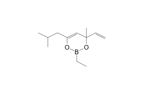 2-Ethyl-6-isobutyl-4-methyl-4-vinyl-4H-1,3,2-dioxaborinine