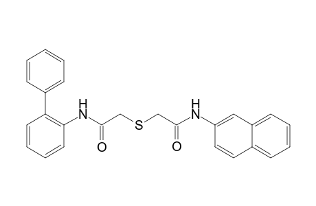 2-[[2-keto-2-(2-phenylanilino)ethyl]thio]-N-(2-naphthyl)acetamide