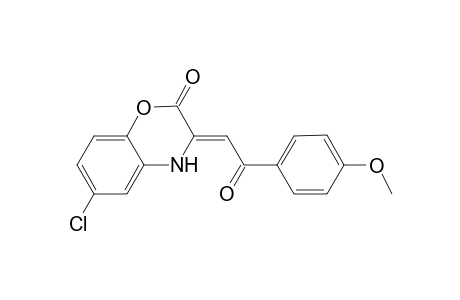 (3Z)-6-chloro-3-[2-(4-methoxyphenyl)-2-oxoethylidene]-3,4-dihydro-2H-1,4-benzoxazin-2-one