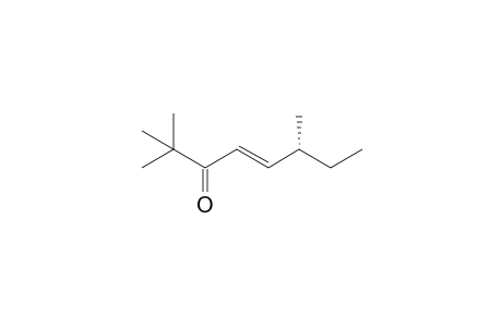 (-)-(6R,4E)- 2,2,6-trimethyl-oct-4-en-3-one