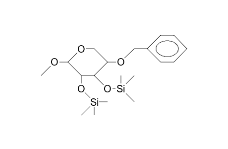 Methyl-4-O-benzyl-2,3-bis-O-trimethylsilyl.beta.-D-xylopyranosid