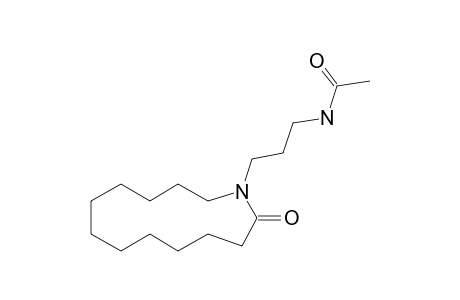 Acetamide, N-[3-(2-oxoazacyclotridec-1-yl)propyl]-