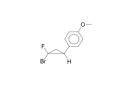 ANTI-1-FLUORO-1-BROMO-2-(PARA-METHOXYLPHENYL)CYCLOPROPANE