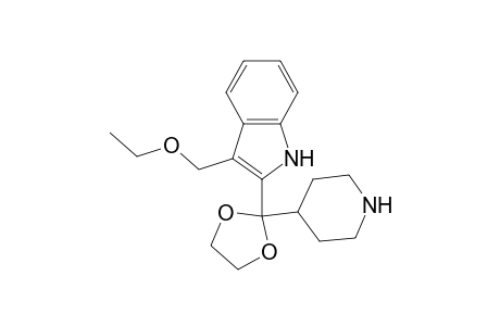 3-Ethoxymethylindol-2-yl piperidin-4-yl ketone ethylene acetal